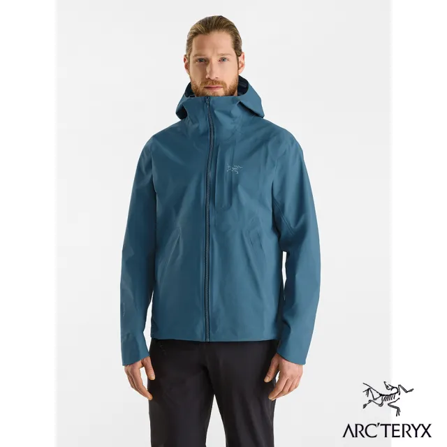 【Arcteryx 始祖鳥官方直營】男 Ralle 防水外套(寧靜綠)