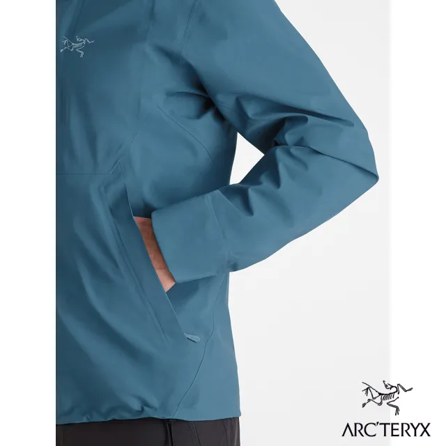 【Arcteryx 始祖鳥官方直營】男 Ralle 防水外套(寧靜綠)