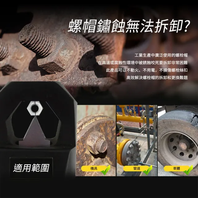【大匠工具】破切器 切除器 斷切器 螺母破開器 螺母分離器 NSC12-16-F(螺帽破壞器 螺母破壞器 拆除器)