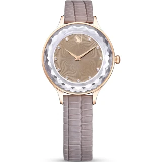 【SWAROVSKI 施華洛世奇】Octea Nova 簡約優雅腕錶(5649999/灰33mm)
