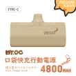 【Mr.OC 橘貓先生】4800mAh 20W PD快充 Type-C 直插式口袋隨身行動電源