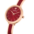 【SWAROVSKI 施華洛世奇】Crystalline Delight 時尚手環式腕錶(5647455/紅色32mm)