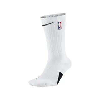 【NIKE 耐吉】襪子 滿額出貨 Elite  NBA  白 長襪 中筒襪 運動 籃球襪 經典款(SX7587-100)