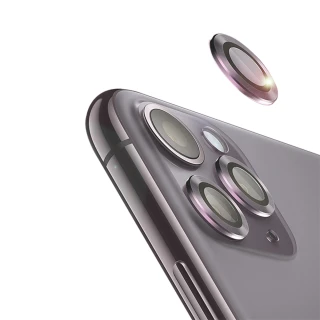 【NISDA】for iPhone 11 6.1吋 航太鋁鏡頭鏡頭保護套環 9H鏡頭玻璃膜(一組2入)