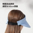 【Kyhome】夏季抗UV空頂遮陽帽 UPF50+ 可調節防曬帽  加大帽簷 休閒/運動太陽帽