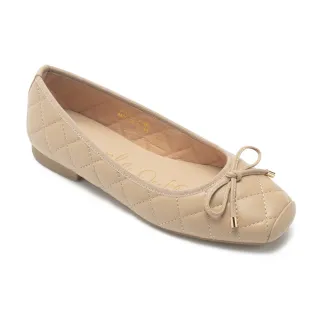 【Pineapple Outfitter】DARLEE 羊皮絎縫平底娃娃鞋(粉膚色)