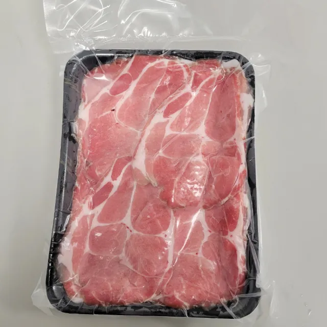 【好神】超值家庭號火烤兩用豬肉鴨肉片4盒組(500g/盒/中秋烤肉/火鍋/燒烤)
