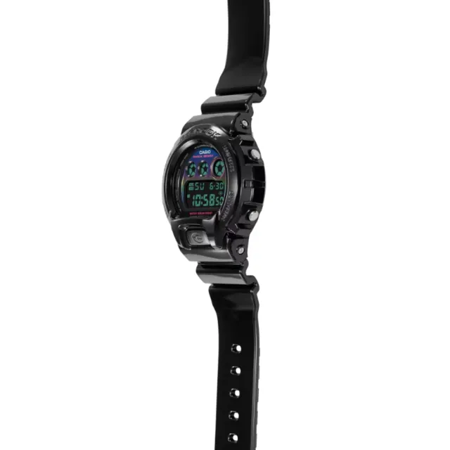 【CASIO 卡西歐】G-SHOCK 電競美學 虛擬虹光 獨特三眼 數位系列 DW-6900RGB-1_50mm