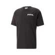 【PUMA】流行系列 P.Team 短袖T恤 男 黑 短袖 上衣 運動(62248601)