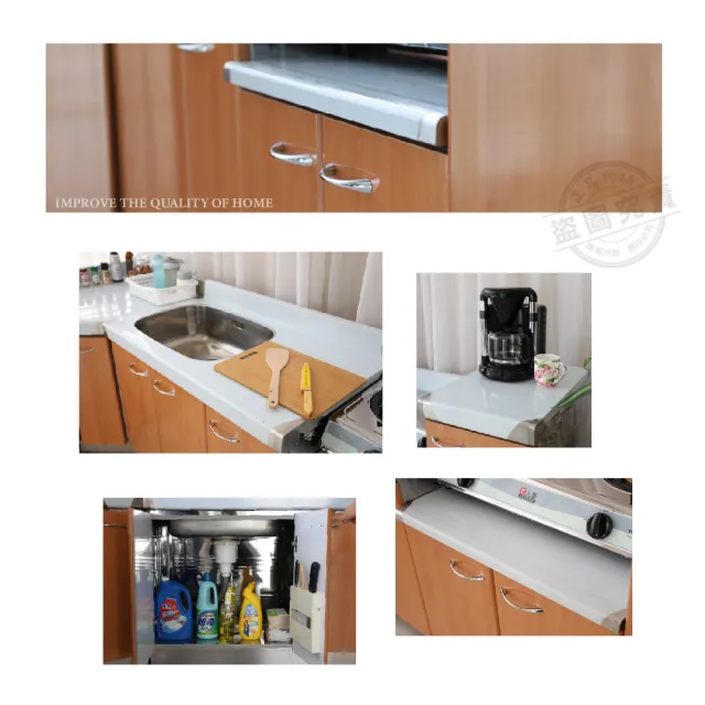 【Abis】客製商品-豪華升級款不鏽鋼三件組系統櫥櫃-72洗台+72爐台+角台/流理台-多款門板可選(桶身304)