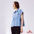 【BRAPPERS】女款 彈性短袖襯衫(淺藍)