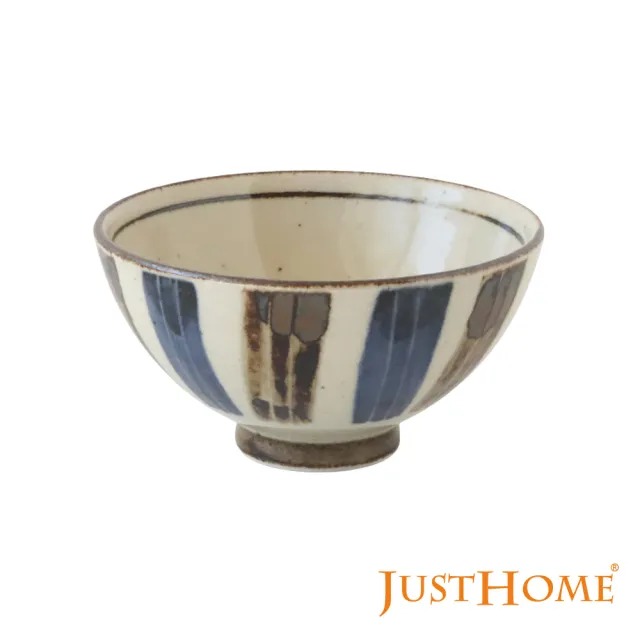 【Just Home】日本製美濃燒陶瓷4.6吋飯碗270ml-風花(京茶碗)