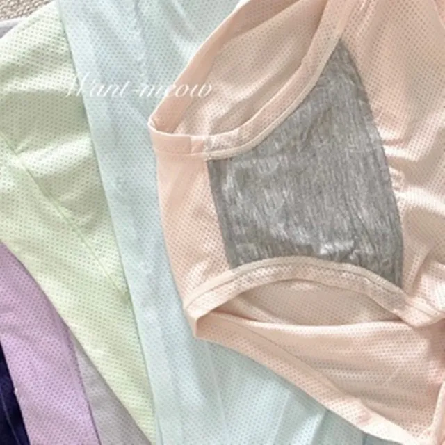 【Want-Meow】3件組 中大尺碼女冰絲透氣孔內褲(９０公斤可穿/中高腰/孕婦/涼爽/大碼/大尺碼/加大碼)