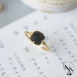 【NANA】娜娜 天然黑玫瑰切面戒指 NA030807(戒指)