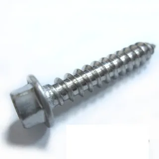 六角頭螺絲 1/4 × 1-1/2 〞不銹鋼水泥壁釘 100入(白鐵六角華司鐵板牙)