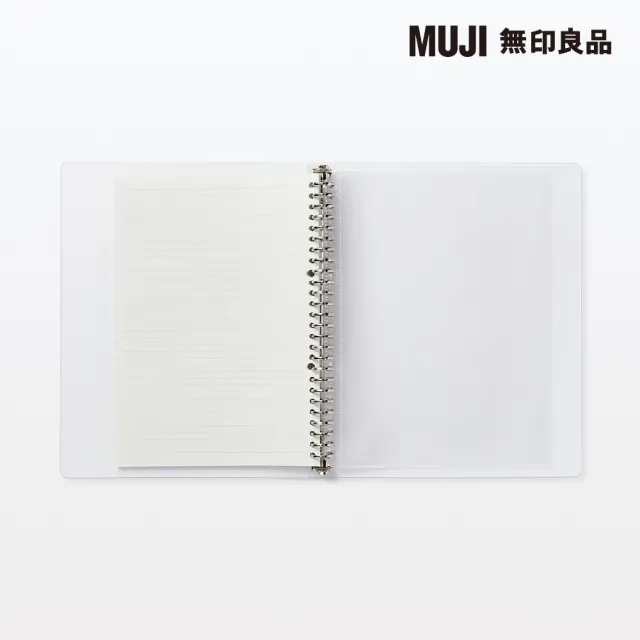 【MUJI 無印良品】聚丙烯檔案夾/B5.26孔