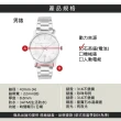 【Relax Time】仿真水波紋簡約時尚腕錶/銀x白43mm(RT-86-1M)