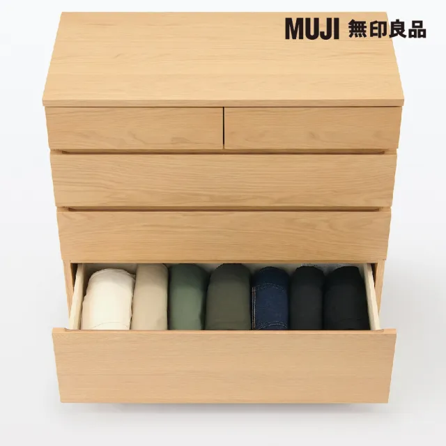 【MUJI 無印良品】橡木四層櫃(大型家具配送)