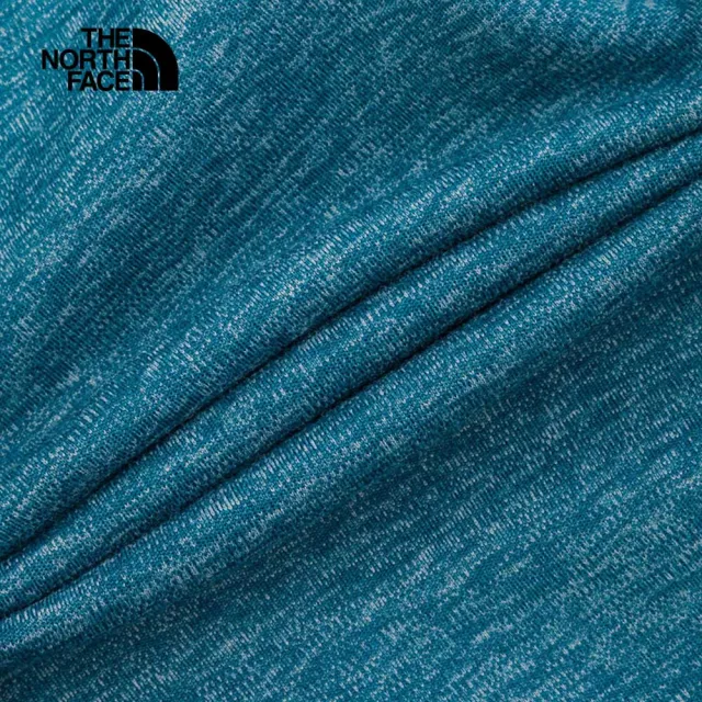 【The North Face 官方旗艦】北面女款藍色吸濕排汗連身衣｜81OVEVP