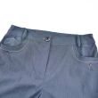 【ILEY 伊蕾】明線造型褲管魅力縲縈修身褲(兩色；M-3L；1232016332)