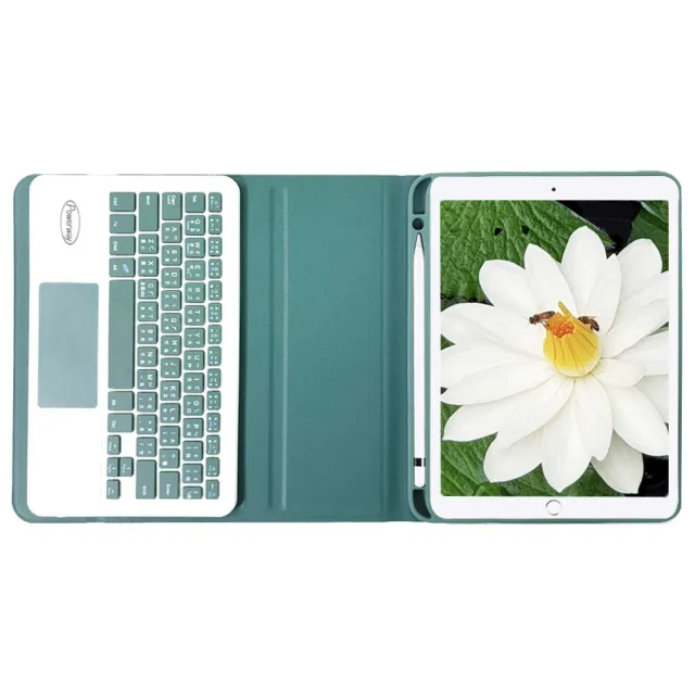 【Powerway】Powerway For iPad 10.2吋 iPad 9-8-7專用樂控型藍牙鍵盤(送同色無線滑鼠)