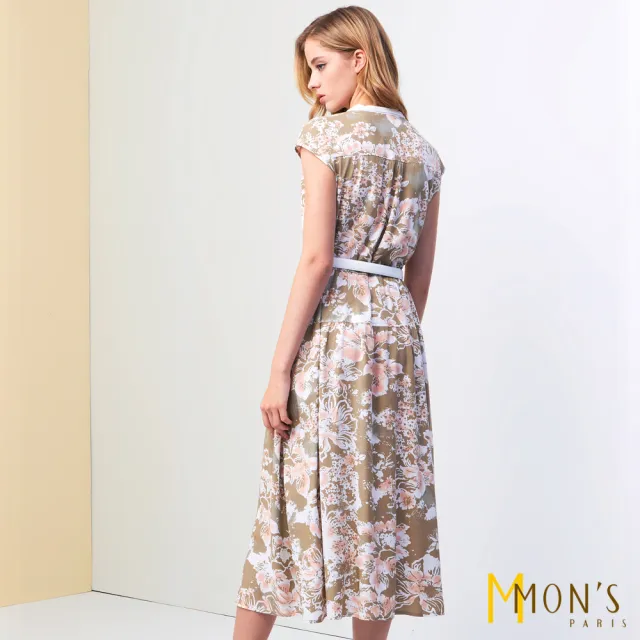 【MON’S】渡假風印花洋裝(型)