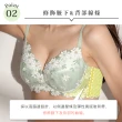 【aimerfeel】單品內衣集中副乳清透雛菊高脇邊內衣-粉紅色(1600113-PI)