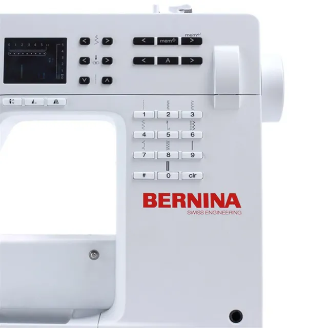 【BERNINA】LCD液晶電腦式縫紉機 B335(半自動穿線器/模樣鏡射功能/115種花樣/附輔助板)