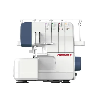 【NECCHI】四色線張力桌上型拷克機 NL11C(2-4線拷克/LED照明/彩色穿線圖示/巧臂裝置)