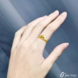 【JING YANG 晶漾】黃金女戒指 共融之冠(0.59錢±0.05錢)
