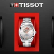 【TISSOT 天梭 官方授權】GENTLEMAN系列 80小時動力儲存 開芯機械腕錶 禮物推薦 畢業禮物(T1274071103101)