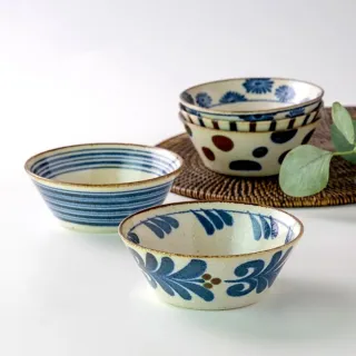 【DAIDOKORO】日本製頂級美濃燒陶瓷碗13.5 cm*2入(湯碗/飯碗/碗盤/餐具/餐碗/水果碗/點心碗)