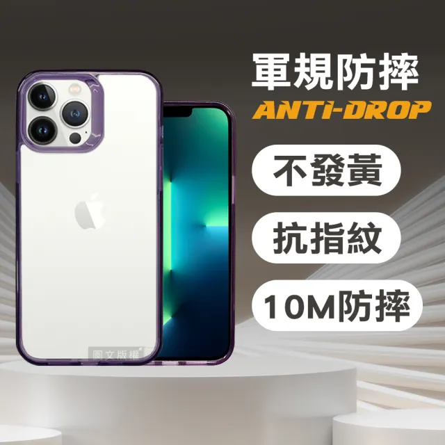 【VOORCA】iPhone 13 Pro Max 6.7吋 軍規防摔保護殼 防指紋四角強化 手機殼