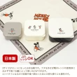 【小禮堂】Disney 迪士尼 米奇 方形保鮮盒3入組 - 米灰動作款(平輸品)