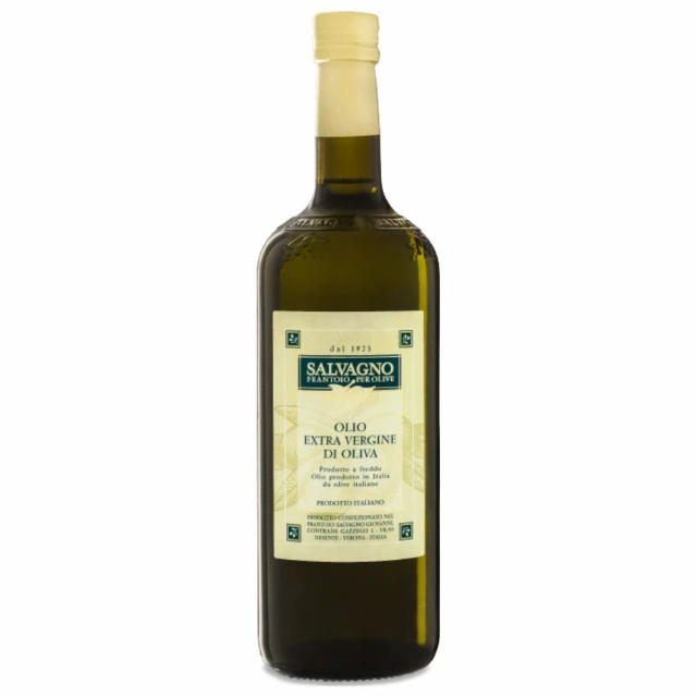 【好歐食庫】Salvagno 薩爾瓦諾特級初榨橄欖油 1L(義大利餐廳愛用款)