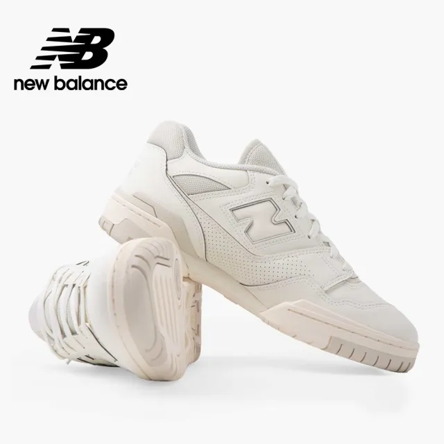 【NEW BALANCE】NB 復古休閒鞋/運動鞋_男鞋/女鞋_白色_BB550HSA-D