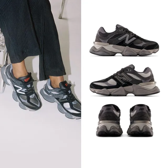 【NEW BALANCE】NB 復古休閒鞋/運動鞋_男鞋/女鞋_黑灰色_U9060BLK-D