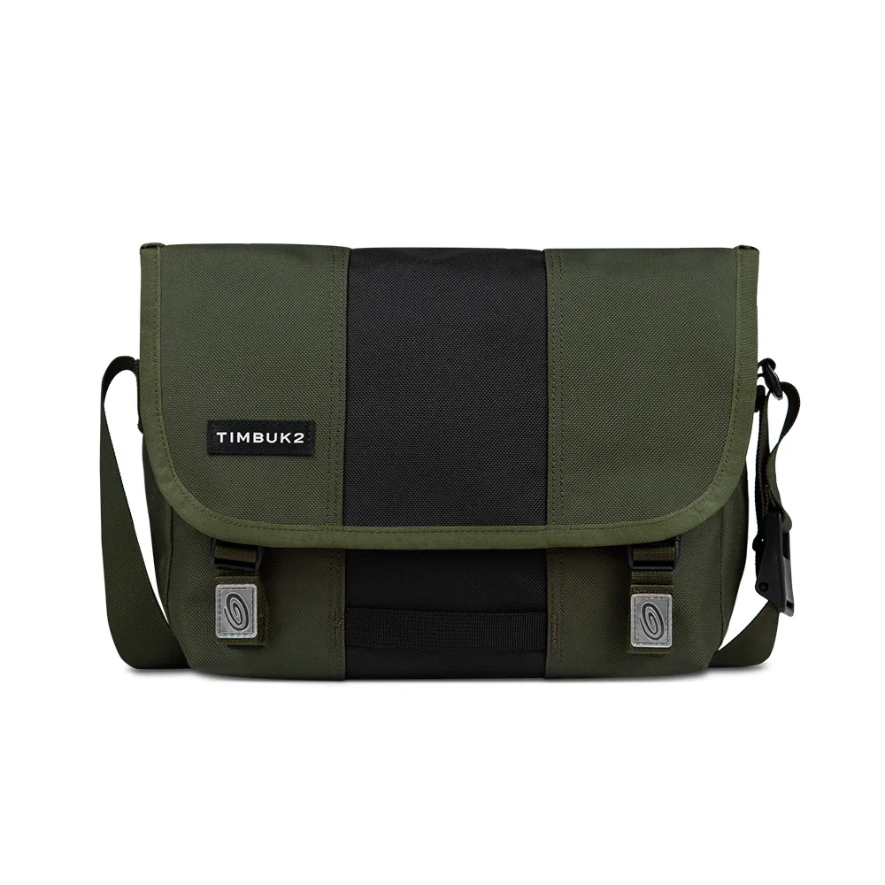 【Timbuk2】Classic Messenger Cordura Eco 11 吋經典郵差包(森綠黑拼色)