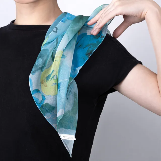 【iTa.a】100%義大利制造二合一絲巾禮盒組(40×160cm長方巾＋53×53cm小方巾－Aa3)