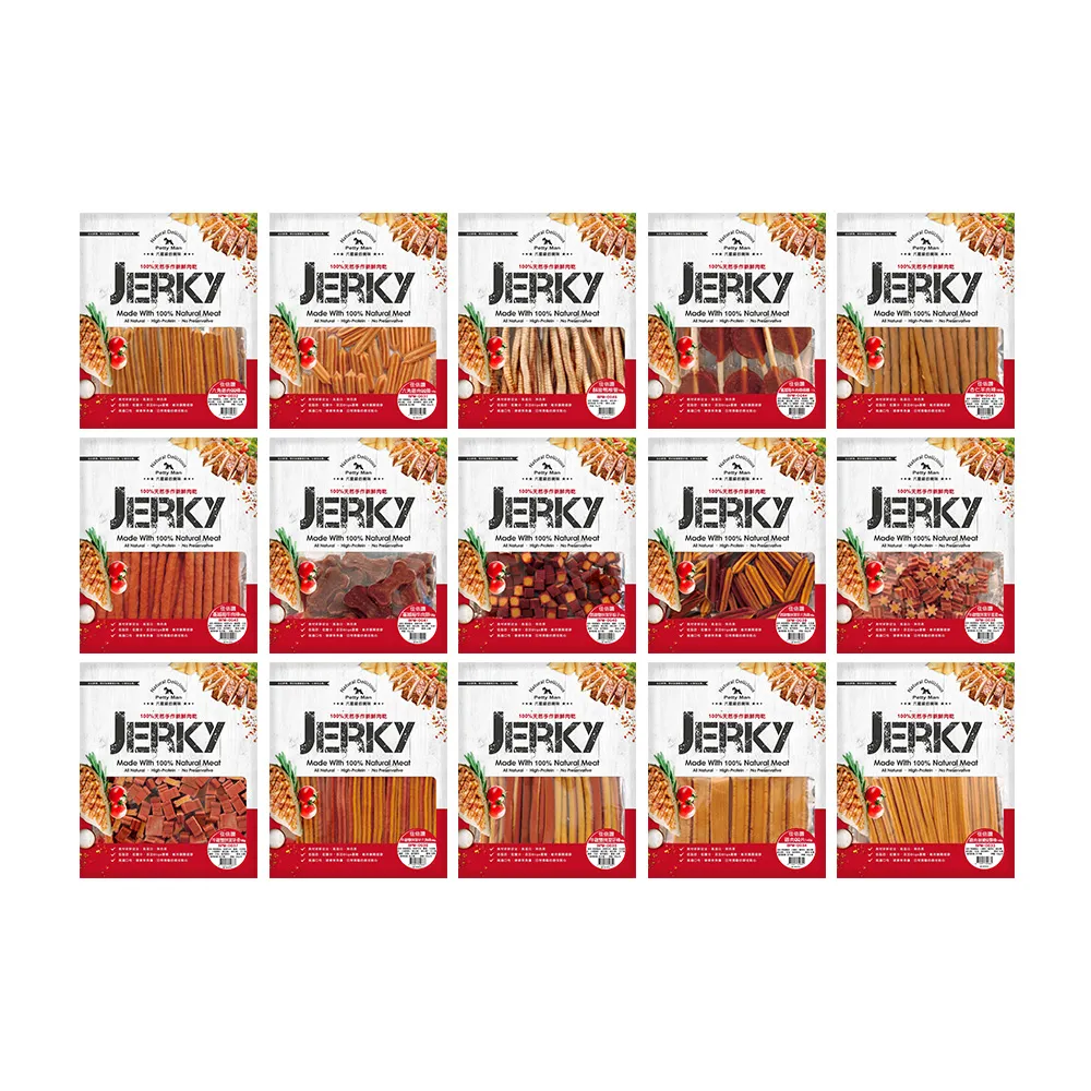 【PettyMan】佳倍讚JERKY-狗狗肉乾130~180g(狗零食/狗肉乾/寵物零食/寵物肉乾)