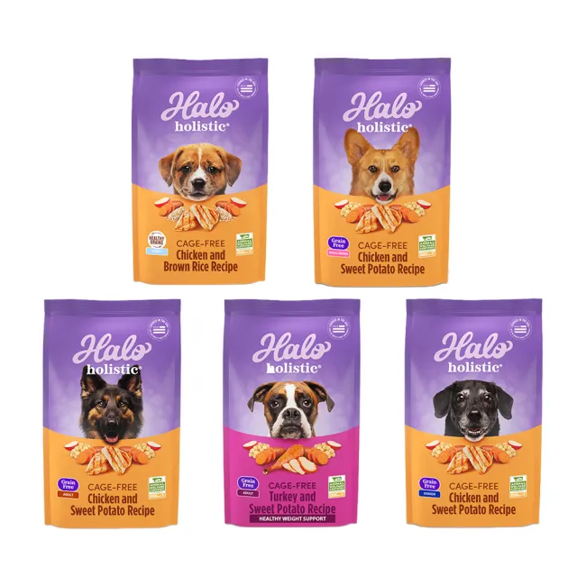 【HALO 嘿囉】幼犬/成犬/老犬新包裝升級配方 10磅(狗糧、狗飼料、狗乾糧)