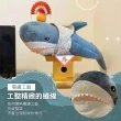 【Jo Go Wu】親膚柔軟鯊魚抱枕-140cm(娃娃/絨毛玩具/長條抱枕/大抱枕/造型抱枕/交換禮物)
