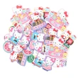 【SANRIO 三麗鷗】燈籠造型夾鏈袋貼紙包 Hello Kitty 夏季和風