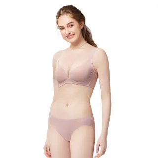【Swear 思薇爾】無痕美人系列B-D罩素面無痕無鋼圈模杯包覆女內衣(絲絹膚)