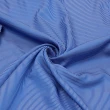 【ROBERTA 諾貝達】商務襯衫 亮眼條紋 時髦大方短袖襯衫(藍)