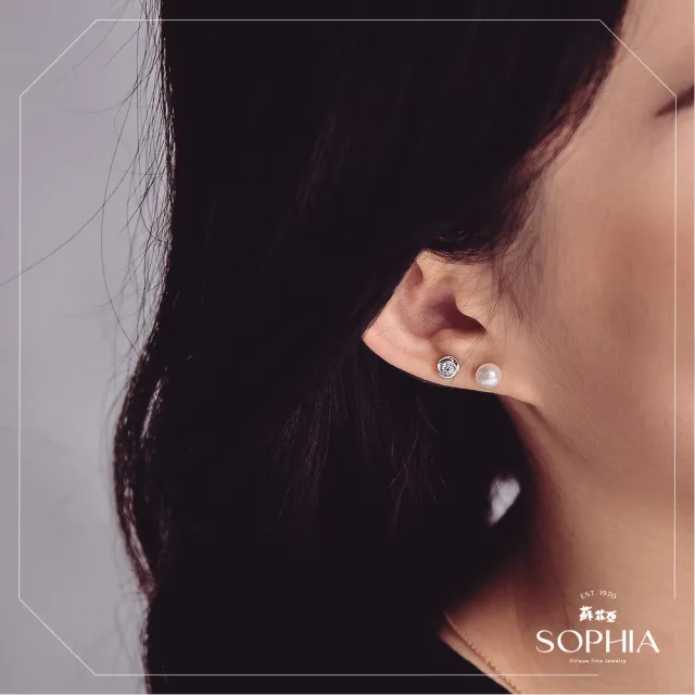 【蘇菲亞珠寶】925純銀 天然珍珠耳環 7.0-8.0mm 珍珠耳環