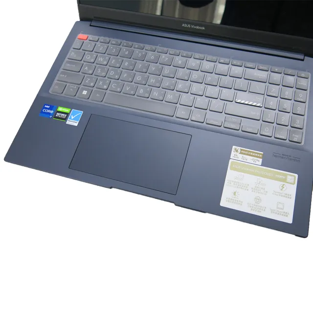 【Ezstick】ASUS VivoBook Pro 15 OLED K6502 K6502ZE 奈米銀抗菌TPU 鍵盤保護膜(鍵盤膜)