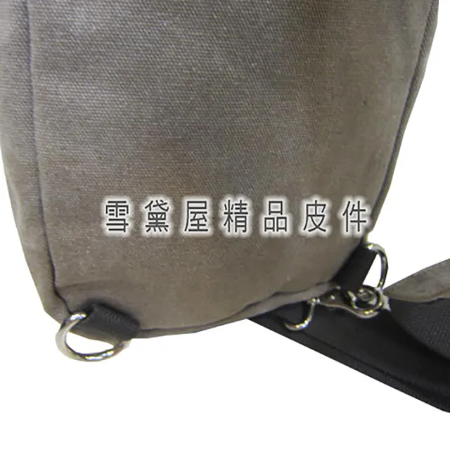 【SNOW.bagshop】雙11 單肩左右肩後背包小容量三角包超輕防水包 帆布材質外出休閒多功能隨身青 