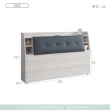 【時尚屋】DV10莫特白橡6尺床頭箱DV10-627(免運費/免組裝/床頭箱)