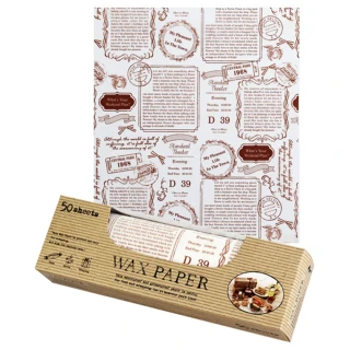 【WAX PAPER】食品包裝紙 防油蠟紙 白色報紙(日本製)